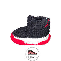 Knit Sneakers For Infants - Black And Red - MumyBuddy