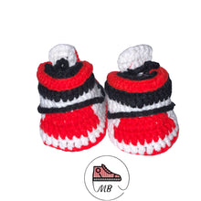 Baby Crochet MB-1 Alt Red & White" (0-12 Month's) - MumyBuddy