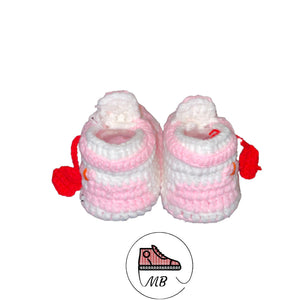 Baby Crochet MB -1 Off-W "Pink" (0-12 Month's) (BC) - MumyBuddy