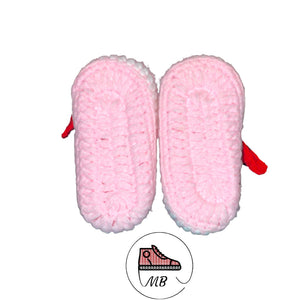 Baby Crochet MB -1 Off-W "Pink" (0-12 Month's) (BC) - MumyBuddy