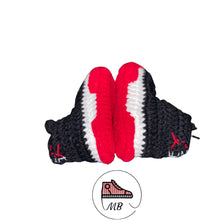 Knit Sneakers For Infants - Black And Red - MumyBuddy