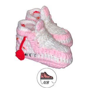 Baby Crochet MB -1 Off-W "Pink" (0-12 Month's) (BC) - MumyBuddy