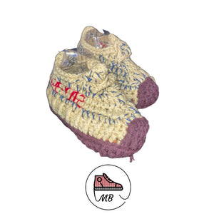 Knitted Shoes For Baby - Yellow  YZY By MumyBuddy - MumyBuddy