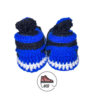 Infant Sneakers in Royal Blue and Black - MumyBuddy