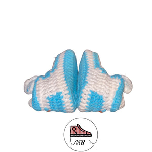 Baby Crochet MB-1 UNC Off-W "Carolina Blue" (0-12 Month's) - MumyBuddy