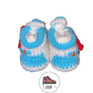 Baby Crochet MB-1 UNC Off-W "Carolina Blue" (0-12 Month's) - MumyBuddy