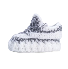 Knitted Shoes For Baby - White/Grey YZY By MumyBuddy - MumyBuddy