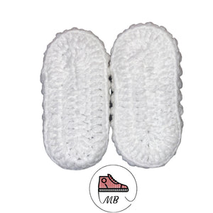 Knitted Shoes For Baby - White and Black YZY By MumyBuddy - MumyBuddy